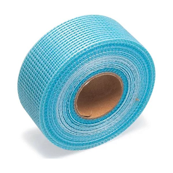 Fita Telada Auto Adesiva Drywall Gesso 48mm x 100 Metros Azul Drytape Ancora
