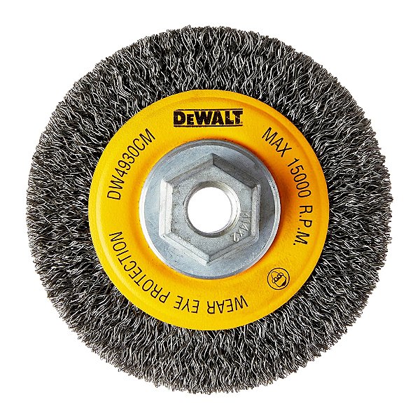 Escova de Aço para Esmerilhadeira 4'' x M14 Dewalt DW4930CM