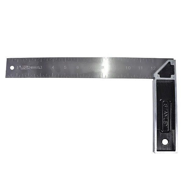 Esquadro Metálico Profissional 12'' 305mm Stanley 46-536