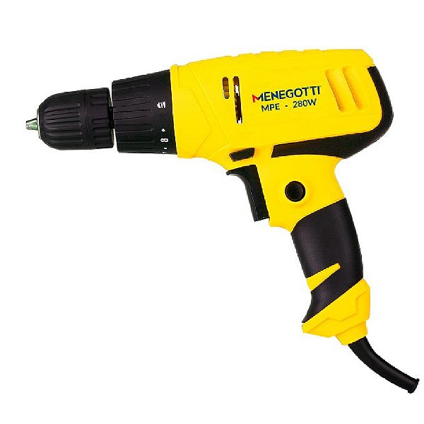Parafusadeira/Furadeira 3/8" 10mm Elétrica 280W MPE Menegotti