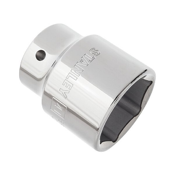 Soquete Sextavado 3/4'' 41mm Aço Cr-V Cromado Stanley 89-341