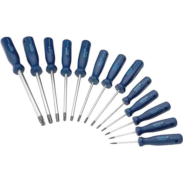 Jogo de Chave Torx com Cabo T6 - T50 13 Peças 163BTX-13 Gedore