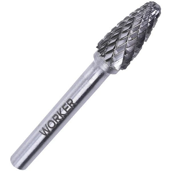 Lima Rotativa Arvore Arrendondada Quebra Cavaco 6mm Worker