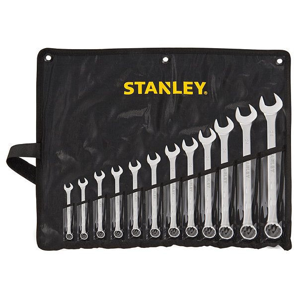 Jogo de Chaves Combinadas 12 Peças 6 a 22mm Stanley STMT80932-840
