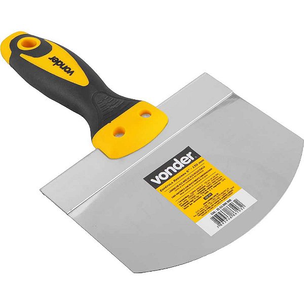 Espátula Redonda para Baldes 6'' Inox Vonder