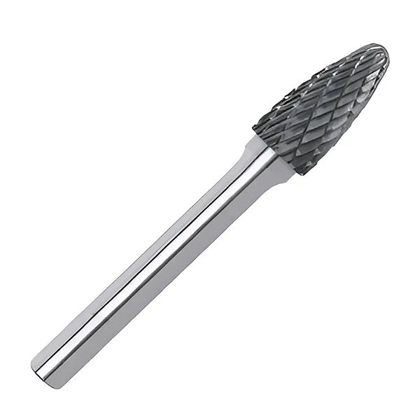 Lima Rotativa Arvore Arrendondada 8mm Haste 6mm Worker