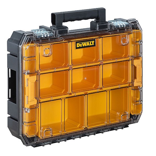 Maleta Organizadora de Ferramentas Tampa Acrílica Tstak Empilhável 13'' Dewalt DWST17805