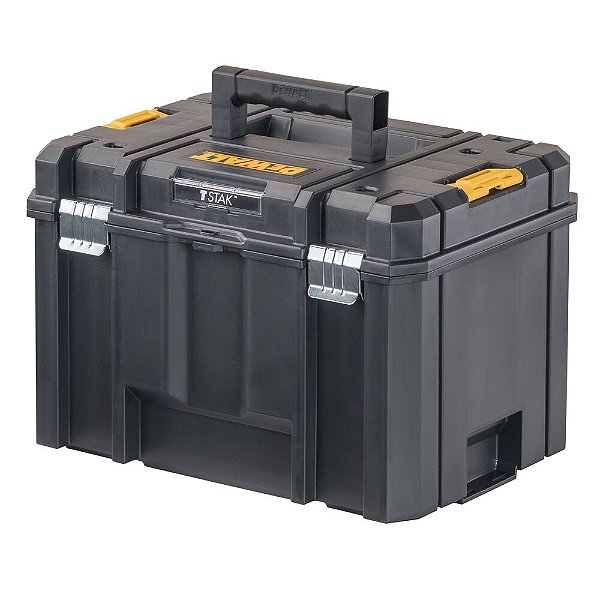 Caixa Organizadora Profunda Tstak Empilhável 17'' 28L Dewalt DWST17806