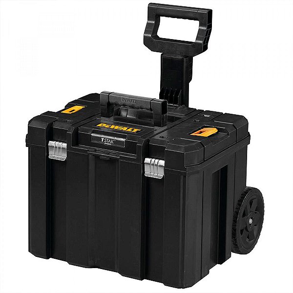 Caixa Organizadora Carrinho Profunda com Rodas - 17'' 55L Dewalt Tstak DWST17820