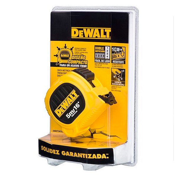 Trena Manual Duo 5 Metros x 25mm Dewalt DWHT34192L