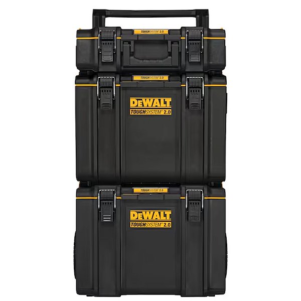 Caixa Organizadora de Ferramentas com Rodas 3 Peças Toughsystem 2.0 DeWalt DWST60436