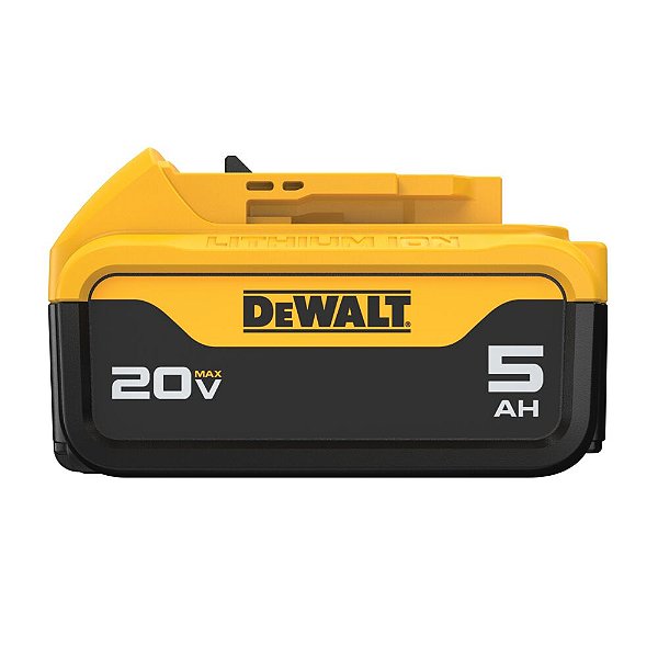 Bateria 20V Max* 5Ah Ion Lition com Indicador de Carga Dewalt DCB205-B3