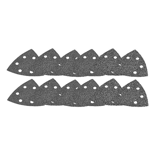 Lixa Triangular para Multiferramenta Oscilante  Grão Fino 120 com 12 Unidades Dewalt DWASPTRI12