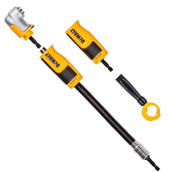 Adaptador Angular Flexível para Parafusadeira 2 em 1 DeWalt DWAMRA