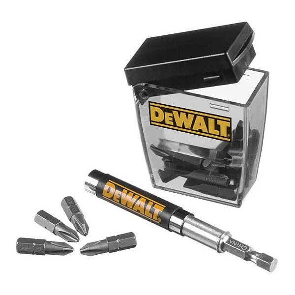 Jogo de Bits para Parafusar com Extensor Magnético 16 Peças Dewalt DW2053