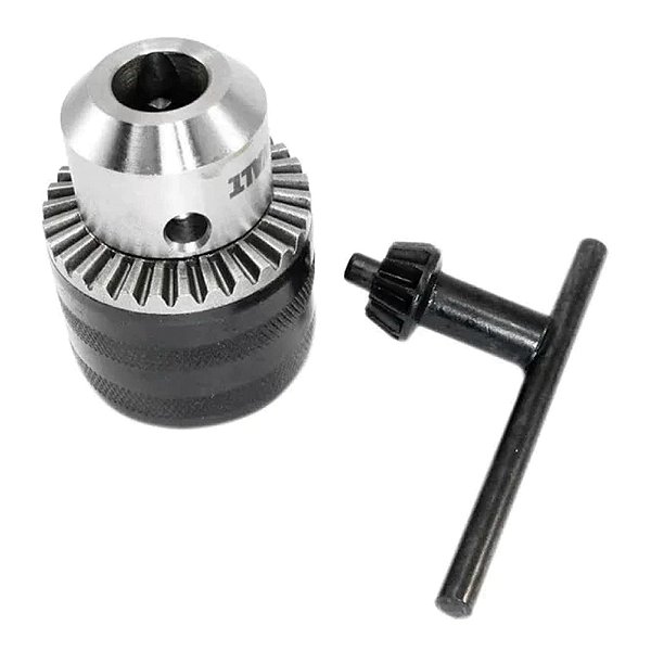 Mandril de 1/2'' 13mm e Rosca de 1/2'' x 20UNF com Chave Dewalt DW21E