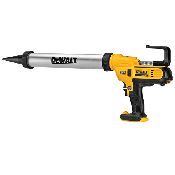 Pistola Aplicadora de Silicone 600ml 20V Max* com 6 Velocidades Dewalt DCE580B (Sem Bateria e Sem Carregador)