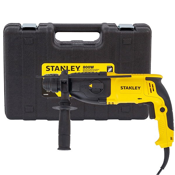 Martelete Rompedor Perfurador Sds Plus 800W 2,4J 26mm Stanley SHR263K