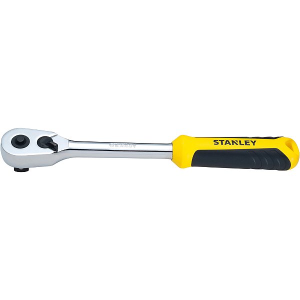 Chave Catraca 1/2" Polegada Reversível com Cabo Emborrachado Stanley STMT73984-840