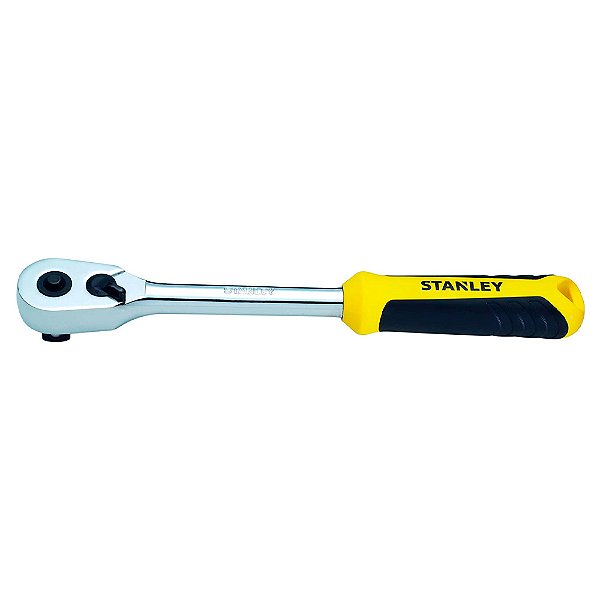 Chave Catraca Reversível 1/4'' Polegada Cabo Emborrachado Stanley STMT73982-840
