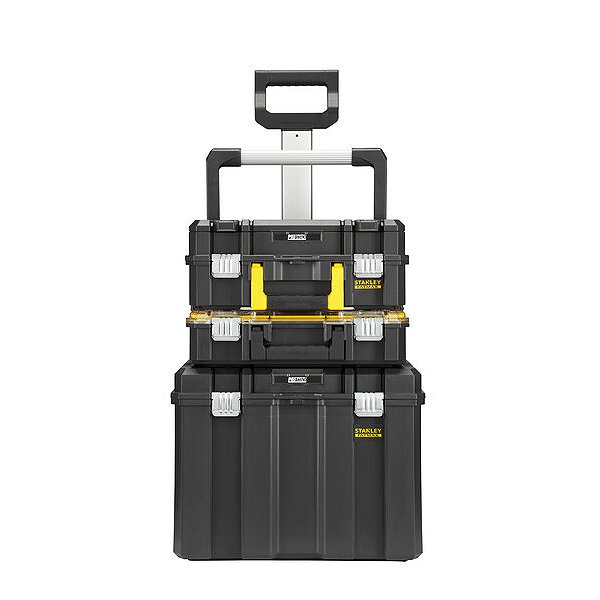 Caixa de Ferramentas com Roda Torre Armazenamento 3 peças Pro-Stack Stanley Fatmax FMST1-80103