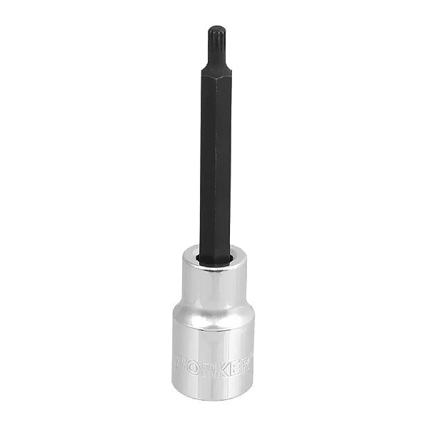 Soquete Multidentado Longo 1/2'' M6 Worker