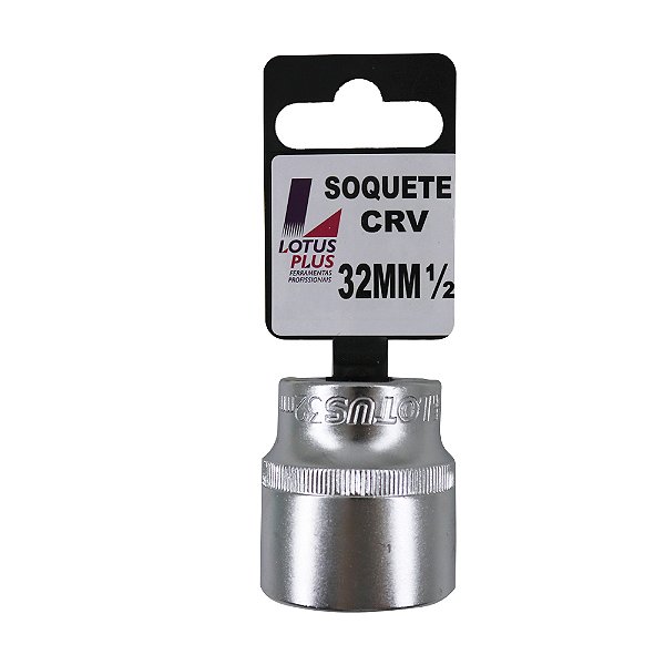 Soquete Estriado 1/2'' Cromo Vanádio 32mm Lotus 6799