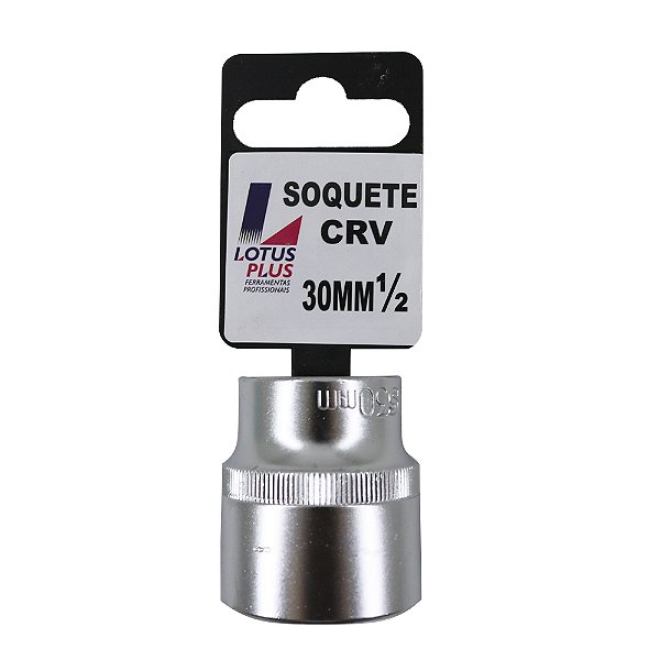 Soquete Estriado 1/2'' Cromo Vanádio 30mm Lotus 6798