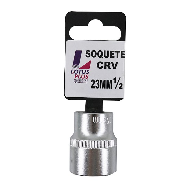 Soquete Estriado 1/2'' Cromo Vanádio 23mm Lotus 6795