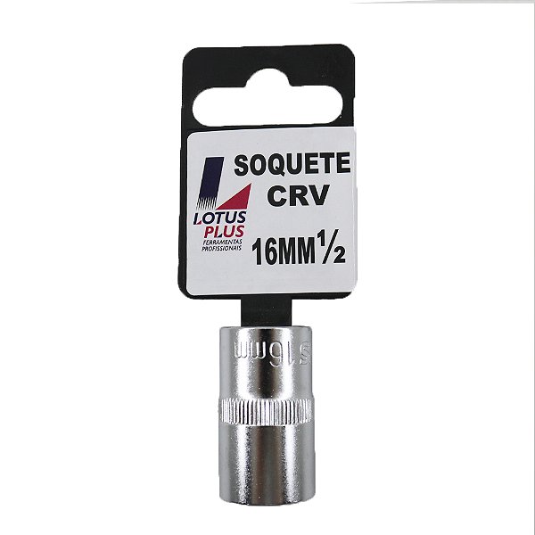 Soquete Estriado 1/2'' Cromo Vanádio 16mm Lotus 6788