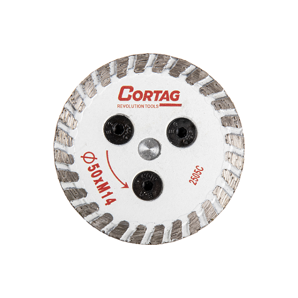 Mini Disco Diamantado de Remoção de Argamassa Rosca M14 x 50mm Cortag 62979