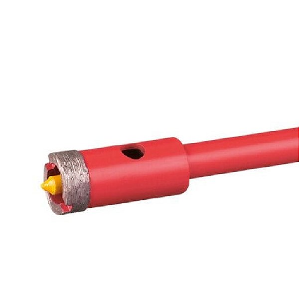 Serra Copo Diamantada 25mm com Haste e Pino Guia Cortag