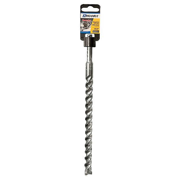 Broca para Concreto Armado Sds Plus 16mm x 310mm Videa Cruzada Ancora BSB16310