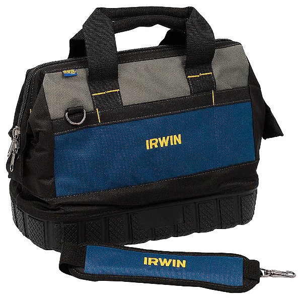 Bolsa Mala para Ferramentas com Base Emborrachada 16" 40cm 16 Bolsos Irwin 1868231