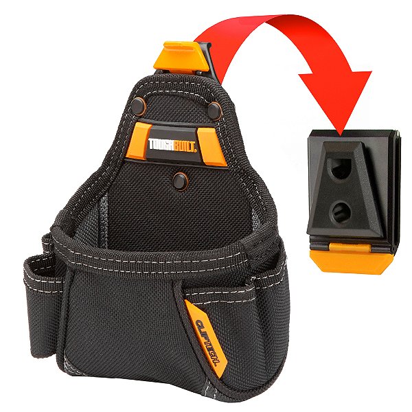 Bolsa Coldre Multiuso Cliptech® com 5 Bolsos Toughbuilt TB-CT-25