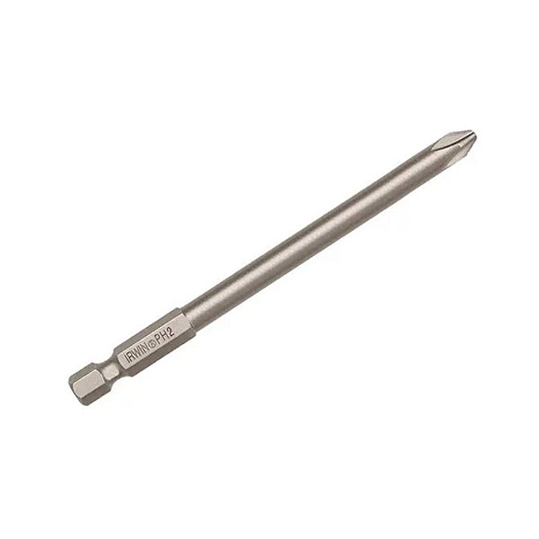 Ponteira Phillips Power Bits Ph2 1/4'' x 101mm Irwin IW12907 Unidade