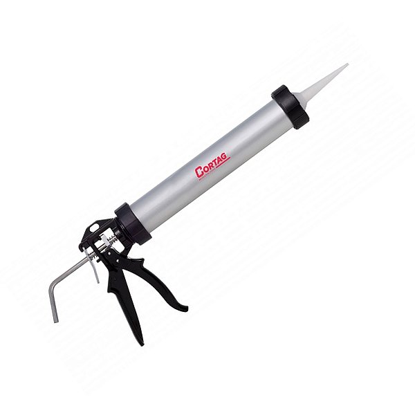 Aplicador de Silicone Reforçado em Alumínio Fechado 600ml 15" 38cm Cortag 61580