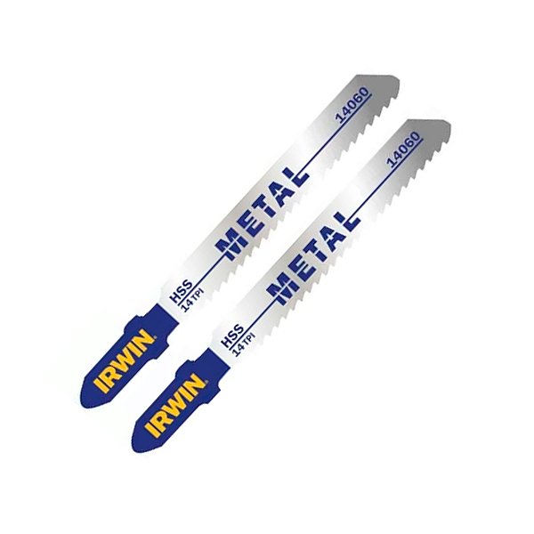 Jogo de Lâminas para Serra Tico-Tico para Metal 14 Dentes 75mm Irwin 2 Peças IW14060