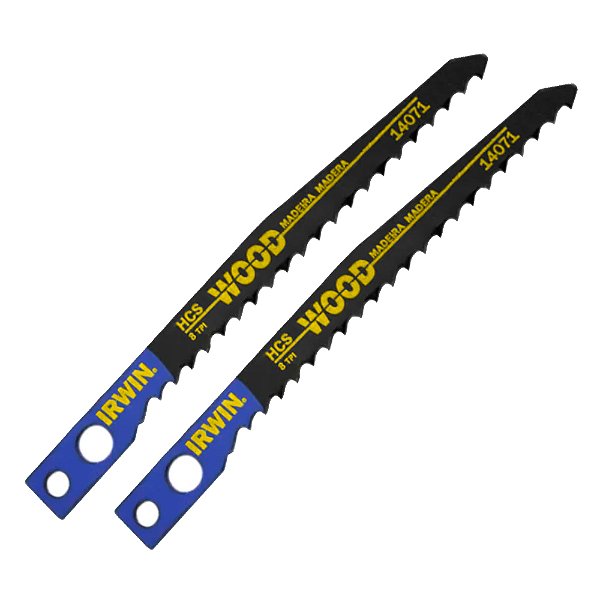 Jogo de Lâminas para Serra Tico-Tico para Madeira 8 Dentes 84mm 2 Peças Irwin IW14071