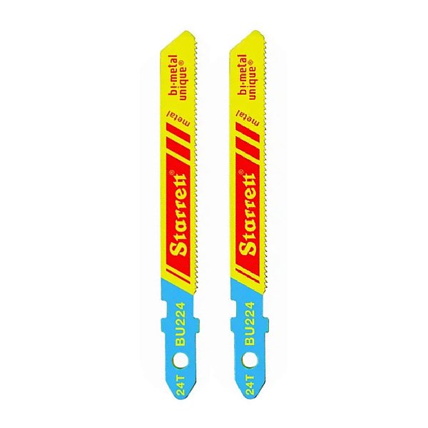 Lâmina de Serra Tico-Tico para Metal BU224 24D x 50mm Starrett 2 Peças