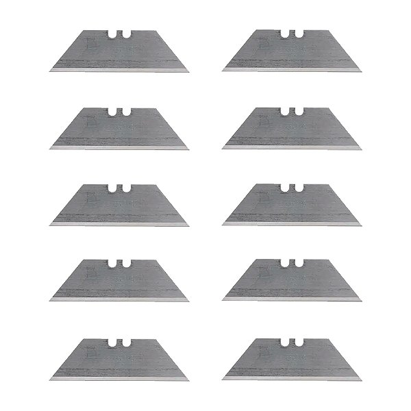 Lâminas para Estilete Trapezoidal 18mm Aço SK5 com 10 Unidades Lotus 8719