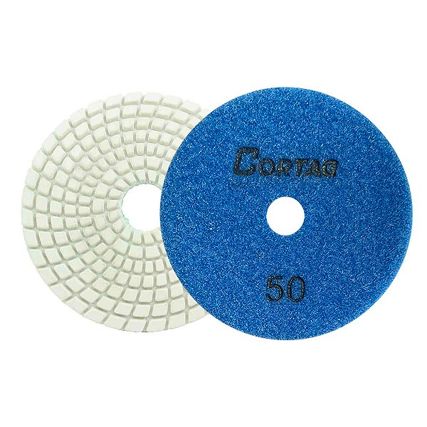 Lixa Diamantada Polimento Brilho D'água com Velcro Grão 50 x 100mm Cortag 62145