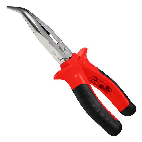 Alicate Bico Curvo CRV Niquelado 6'' 15cm Lotus 5241