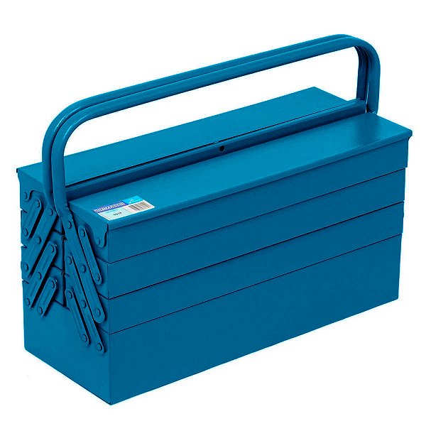 Caixa para Ferramentas Sanfonada Metálica 7 Gavetas 50cm x 20cm x 37cm Marcon 507-F