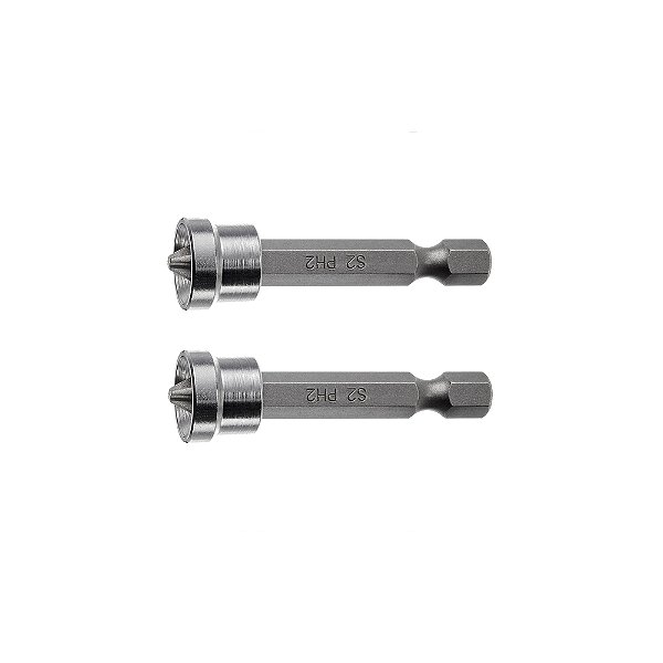 Bits Imantado Ph2 S2 para Drywall com Limitador Phillips 50mm 2 Unidades Lotus 1300