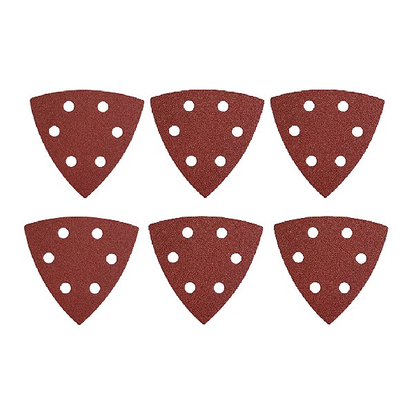 Folhas de Lixa Delta para Multi Ferramenta Multi Grãos 6 Unidades Black+Decker BDASP6-LA