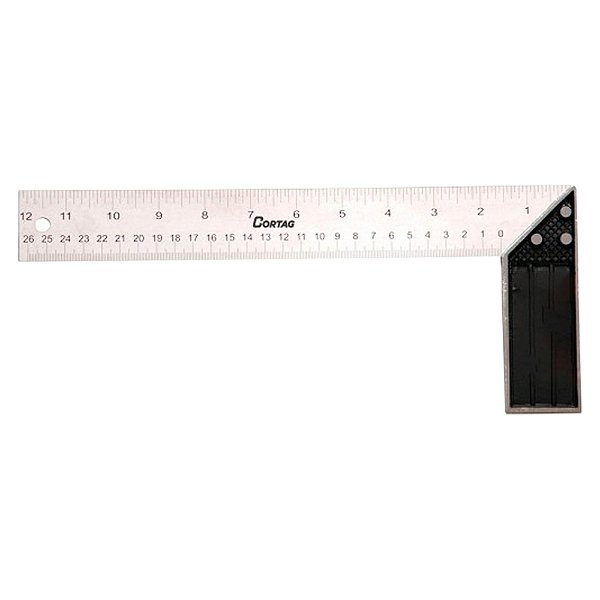 Esquadro de Alumínio Aço Inox 14'' 35cm Cortag 60168