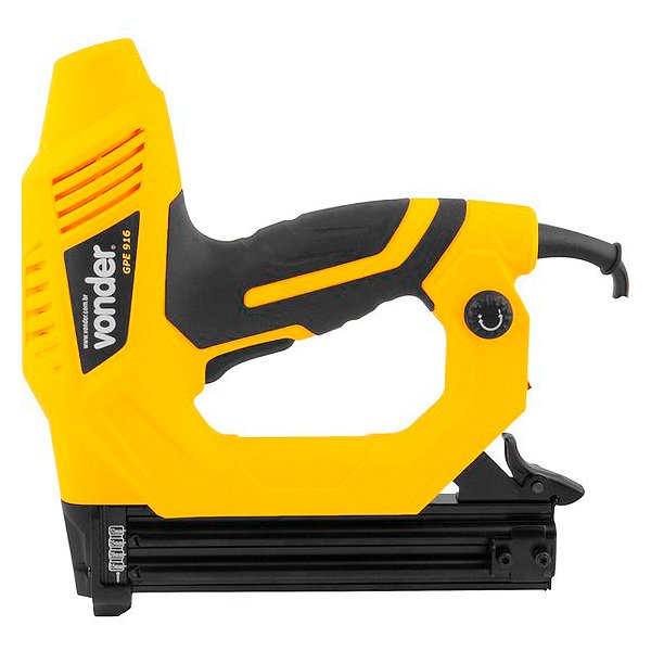 Grampeador Pinador Elétrico Tipo 600 de 16 a 19mm Tipo F 15 a 25mm Vonder GPE 916