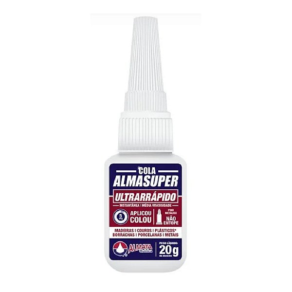 Cola Instantânea Ultrarápido Almasuper 20g Almata