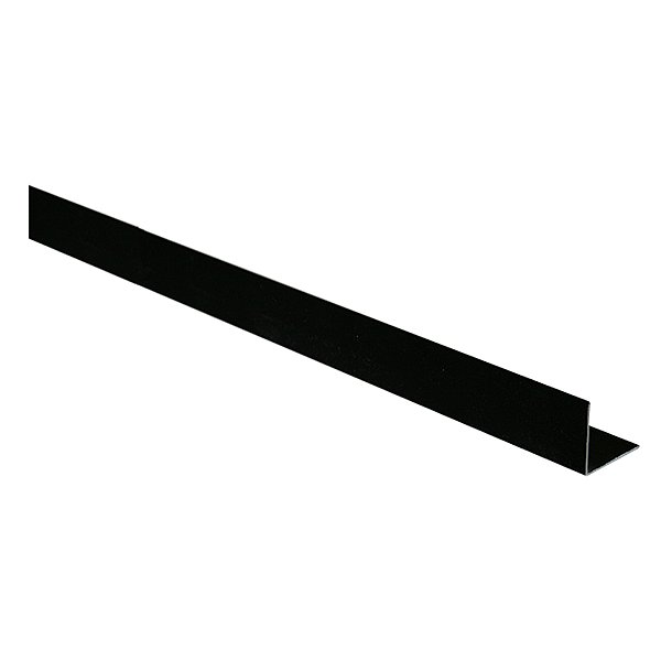 Cantoneira 3/4'' 19mm x 19mm em Alumínio Preta Libra